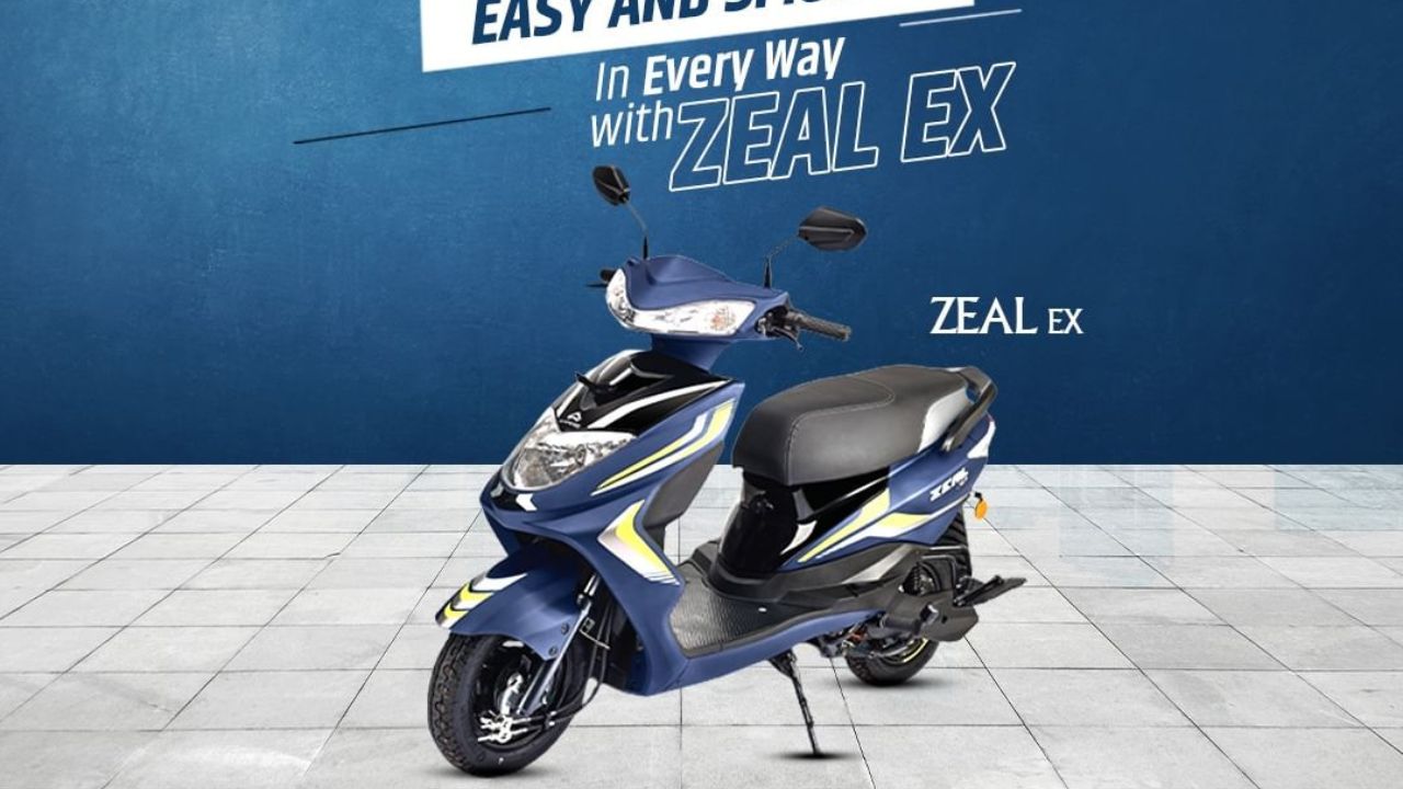 Ampere Zeal EX electric scooter with 120km range